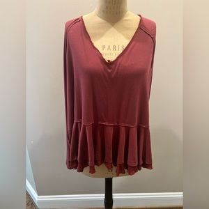 Free People long sleeve shirt.